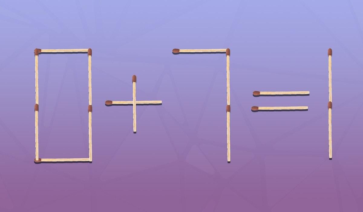 Du måste flytta en tändsticka för att få likhet rätt: ett snabbt IQ-test