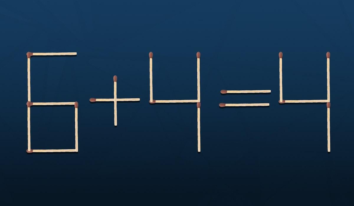 Vilken tändsticka måste flyttas för att göra likheten sann: ett utmanande pussel