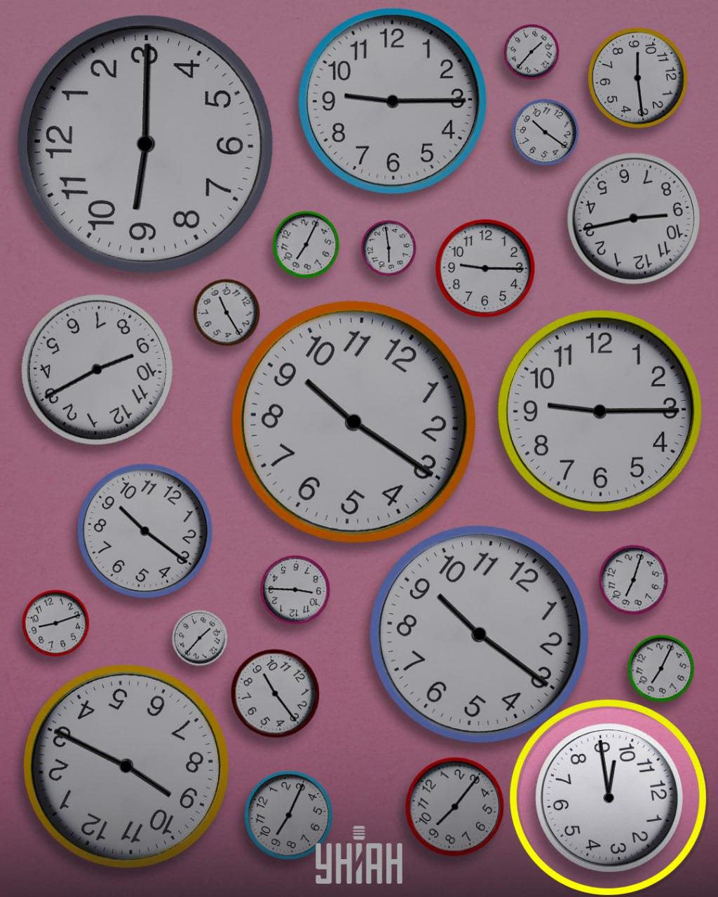 Konstiga klockor som hade bråttom kallades konstiga / collage Moje