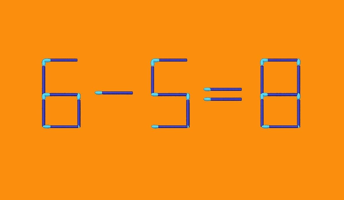 Snabbt IQ-test: du behöver bara flytta en tändsticka