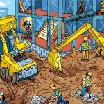 Hjärnbrytande uppgift: endast personer med skarp syn kan hitta en