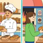 IQ-test: hitta de 3 skillnaderna i bagarens bild på 25