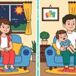 IQ-utmaning: Hitta 3 skillnader i en bild av en vänlig familj på 41 sekunder Pussel